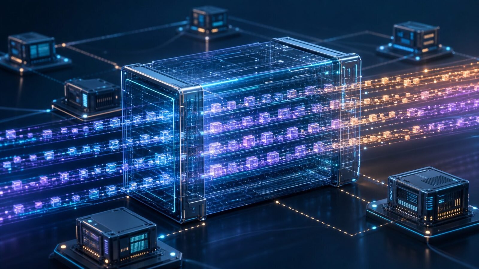 Solana 100M CU Upgrade als größerer digitaler Block mit parallelen Transaktionsspuren