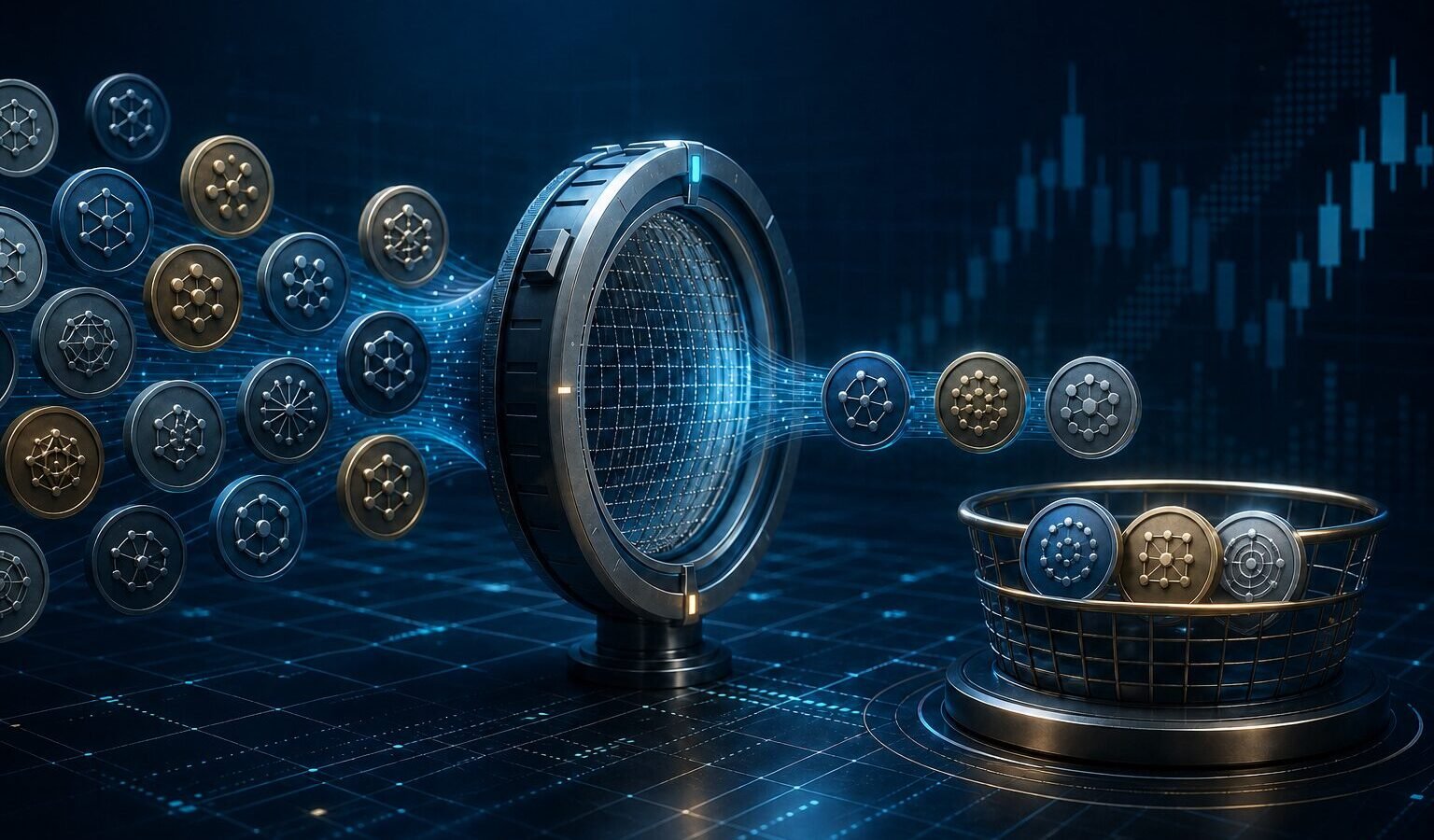 Pantera Kryptoindex filtert abstrakte digitale Assets anhand eines analytischen Rasters